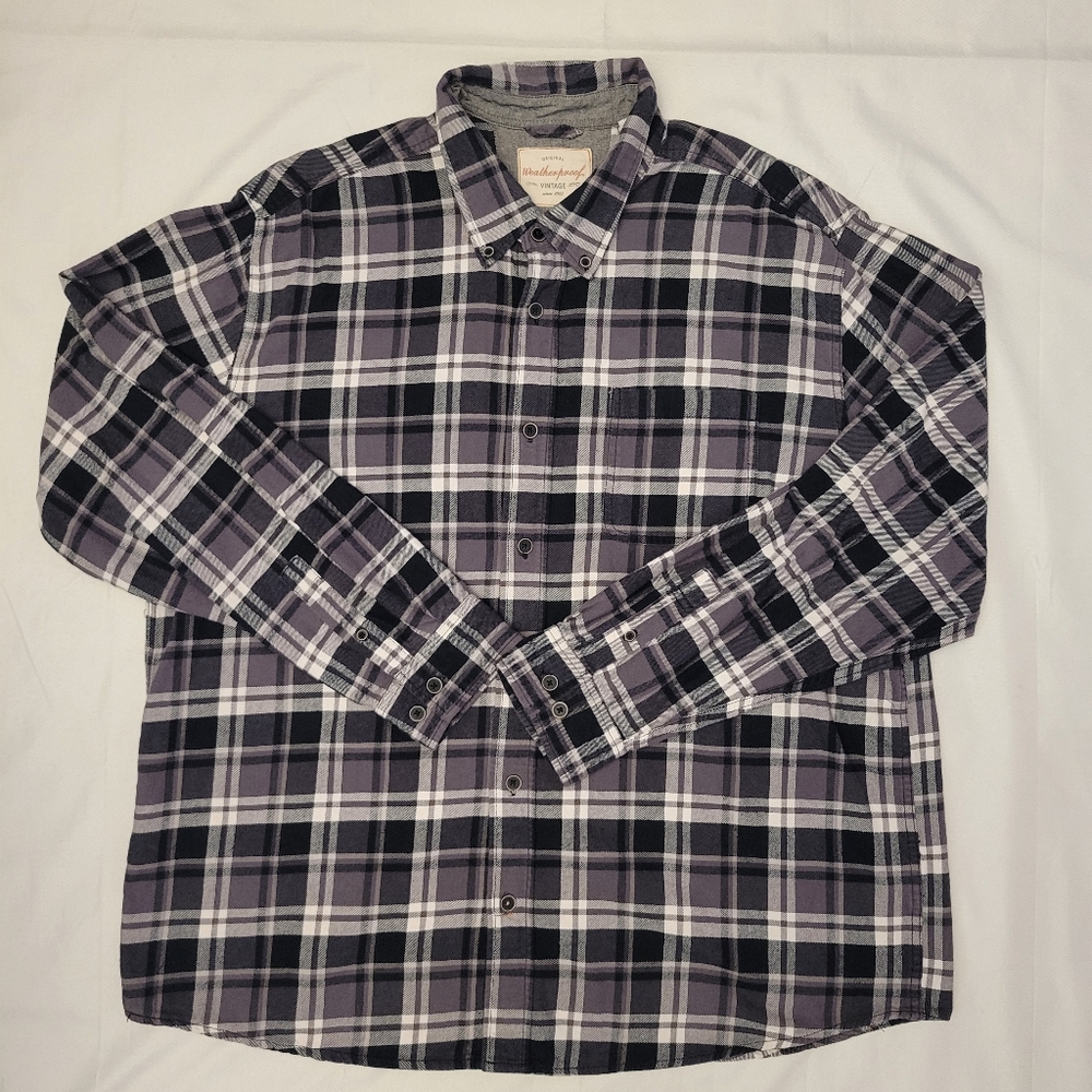 Plaid Flannel Long Sleeve Shirt size XXL